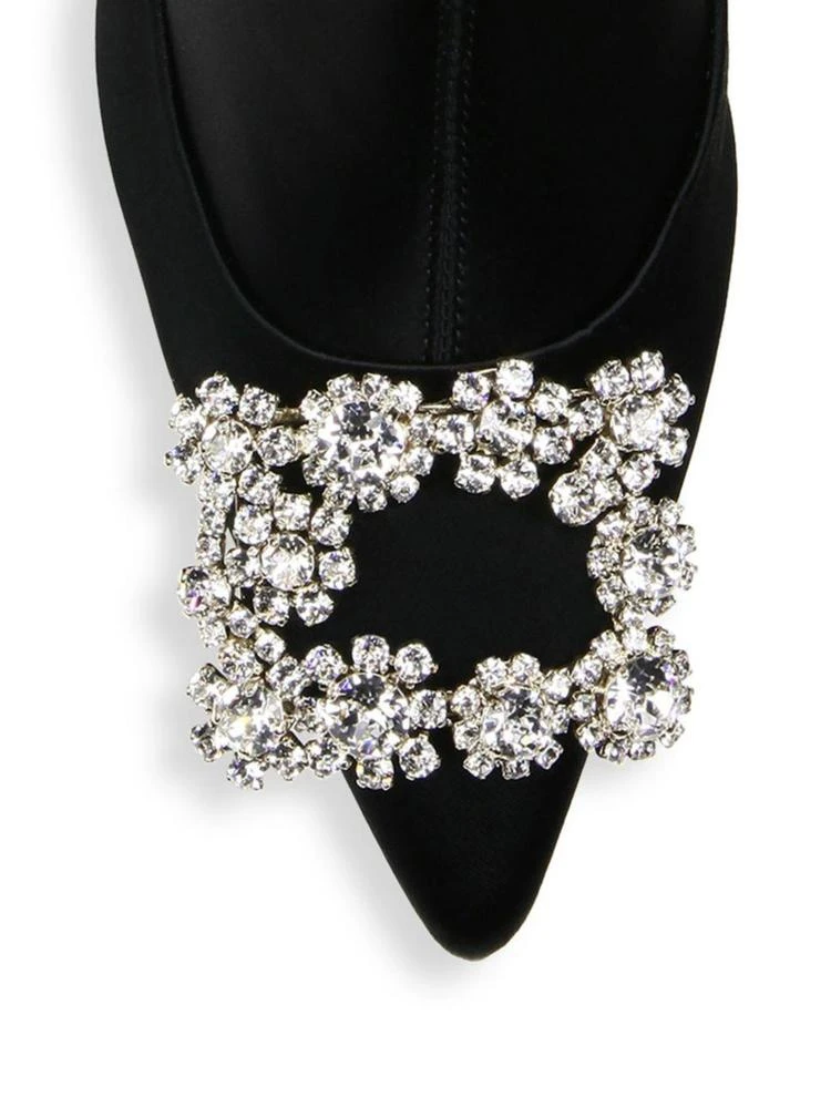 商品Roger Vivier|方扣绸缎踝靴,价格¥15547,第3张图片详细描述