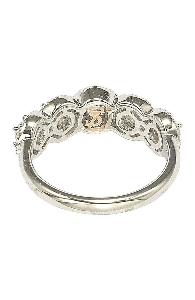 商品Suzy Levian|Sterling Silver Round Cubic Zirconia Halo Ring,价格¥745,第2张图片详细描述