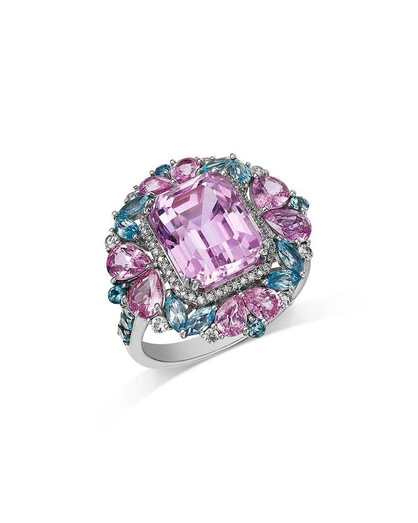 商品Bloomingdale's Fine Collection|14K White Gold Kunzite, Gemstone & Diamond Statement Ring,价格¥62905,第1张图片