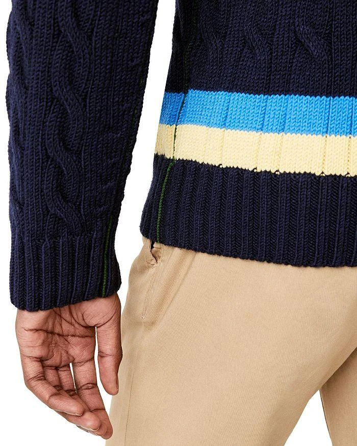 商品Lacoste|Contrast Striped Classic Fit Sweater,价格¥618,第3张图片详细描述