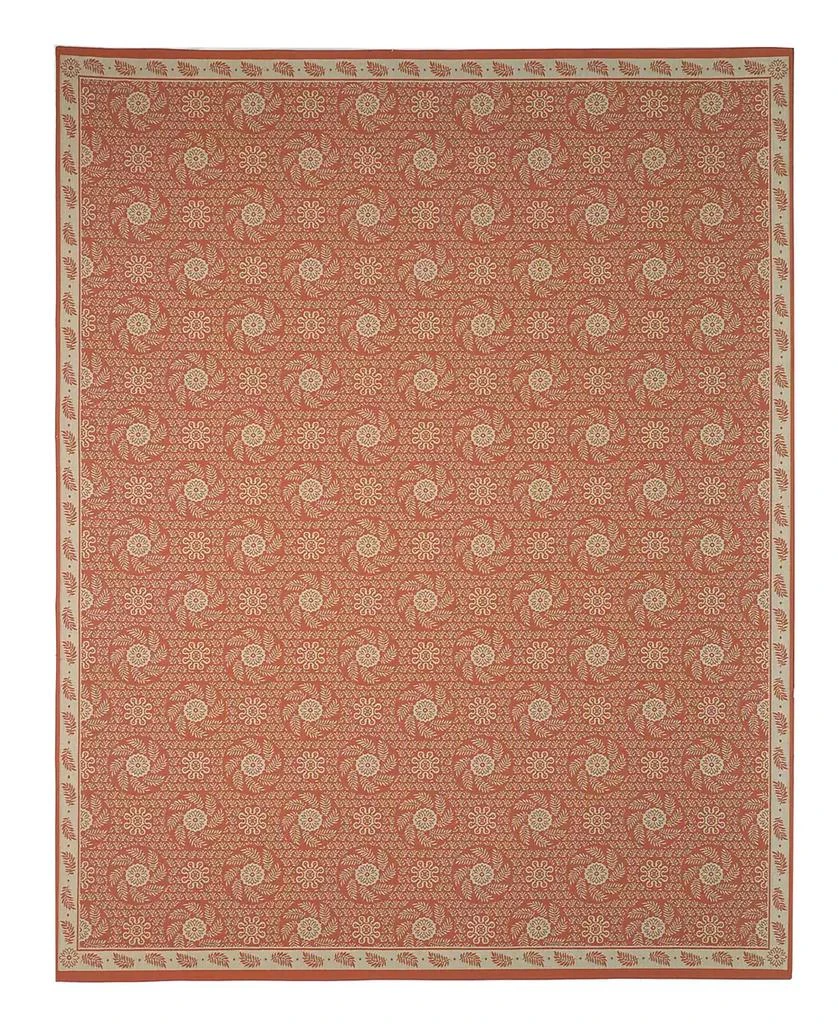 商品Martha Stewart|Martha Stewart Area Rug, Pinwheel Wool Kilim Cherry Blossom 2' 2" X 9'5",价格¥128,第1张图片