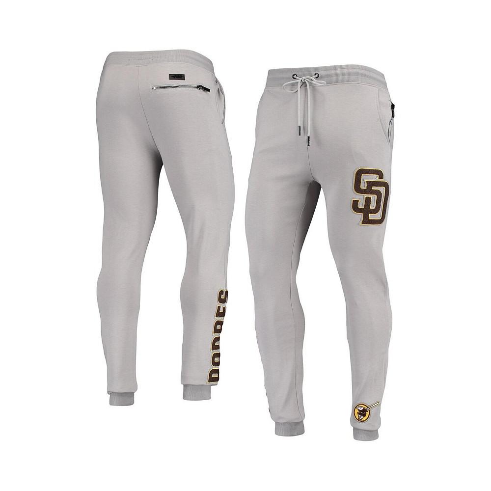 Men's Gray San Diego Padres Logo Jogger Pants商品第1张图片规格展示