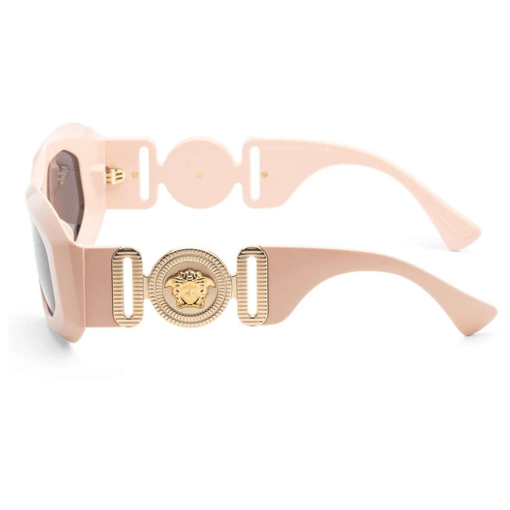 商品Versace|Versace 粉 Irregular 太阳镜,价格¥814,第2张图片详细描述