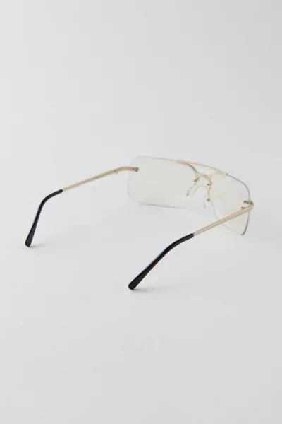 商品Urban Outfitters|Bailey Metal Shield Sunglasses,价格¥58,第4张图片详细描述