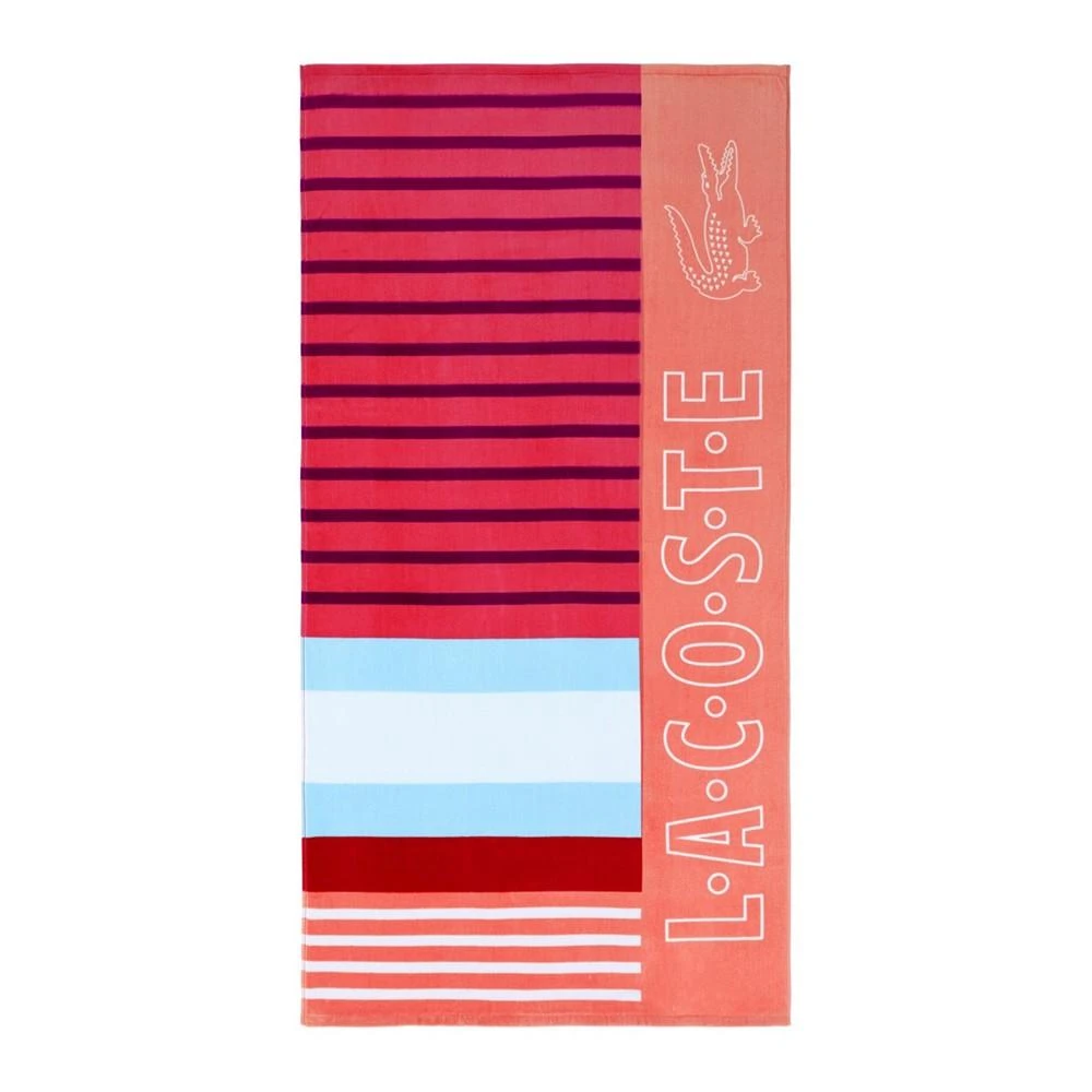 商品Lacoste|Sporty Stripe Cotton Beach Towel,价格¥264,第1张图片