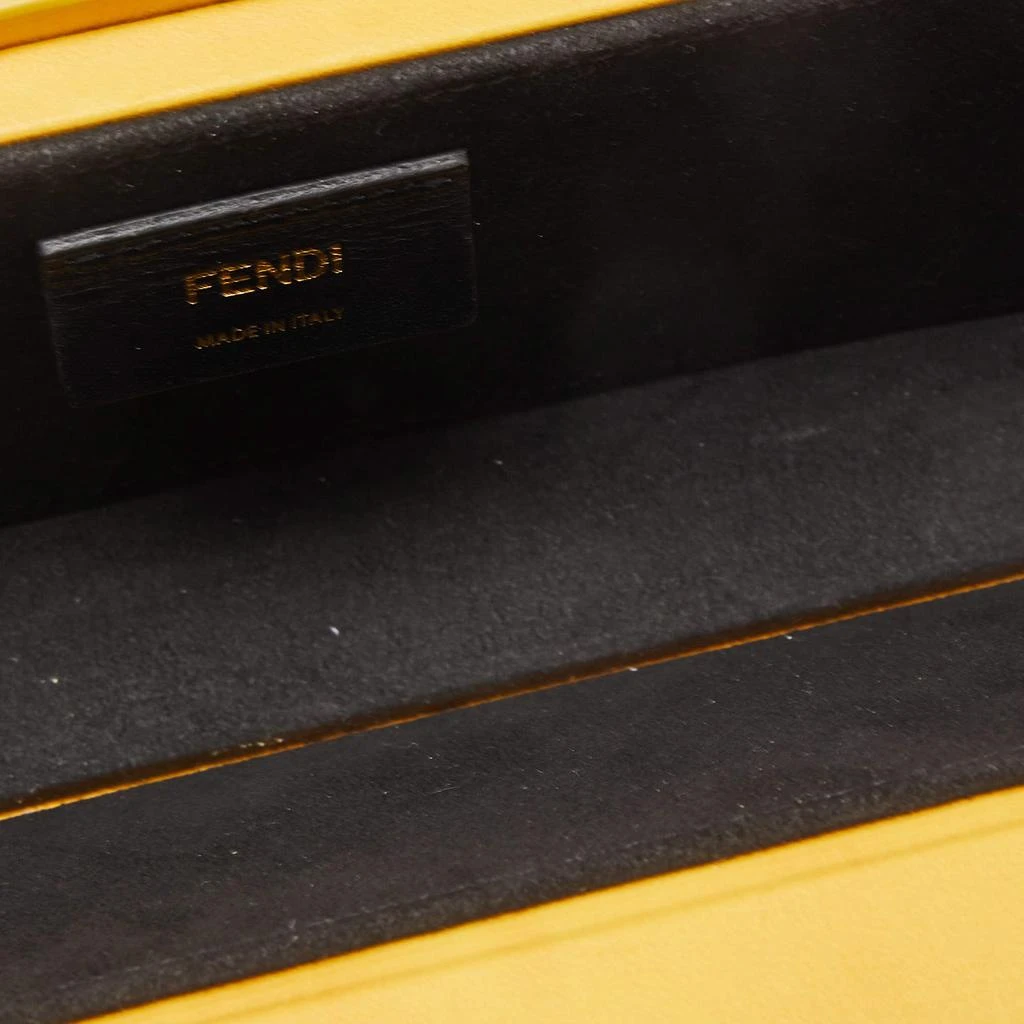 Fendi Yellow Leather Horizontal Box Crossbody Bag 商品