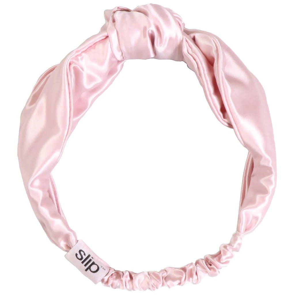 商品Slip|Slip Silk Knot Headband - Pink,价格¥561,第1张图片