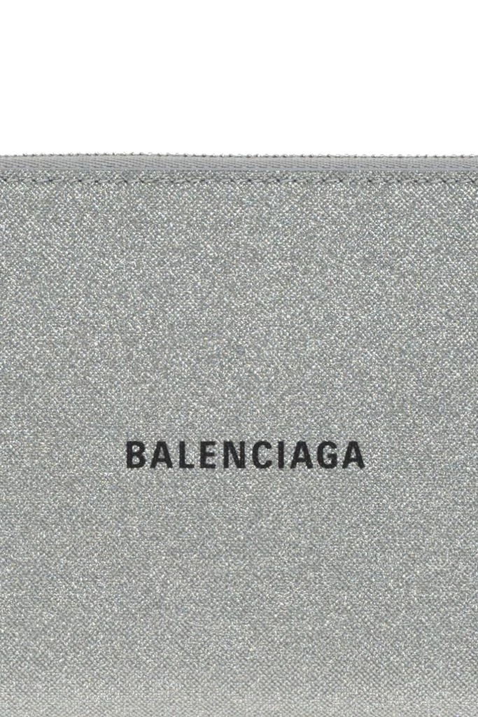 商品Balenciaga|Balenciaga Logo Printed Zipped Wallet,价格¥2848,第4张图片详细描述