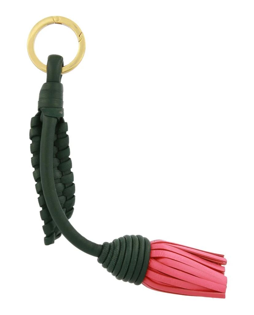 商品Bottega Veneta|Pink Floral Leather Keychain,价格¥1937,第1张图片