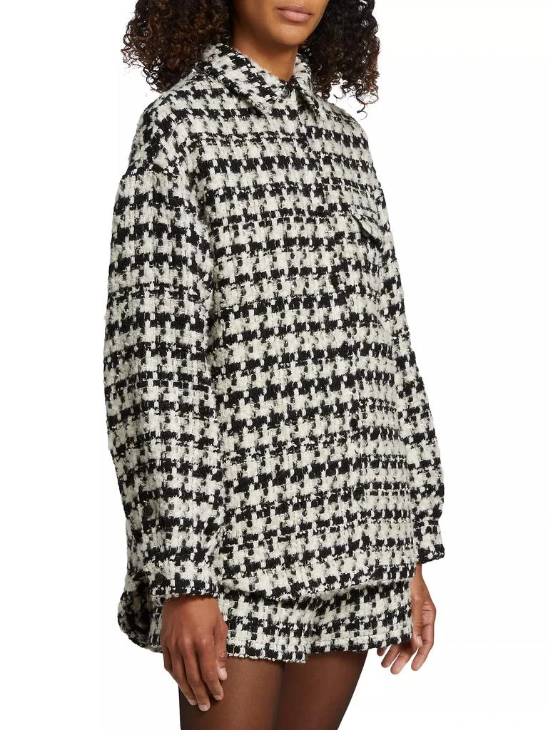 商品ANINE BING|Simon Houndstooth Shirt Jacket,价格¥1687,第4张图片详细描述