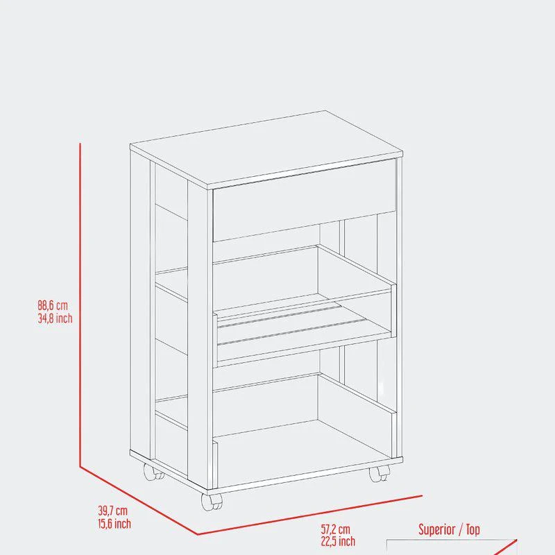 商品FM Furniture|Edessa Bar Cabinet, Twelve Wine Cubbies, Two Shelves, Double Door Cabinet,价格¥1582,第2张图片详细描述