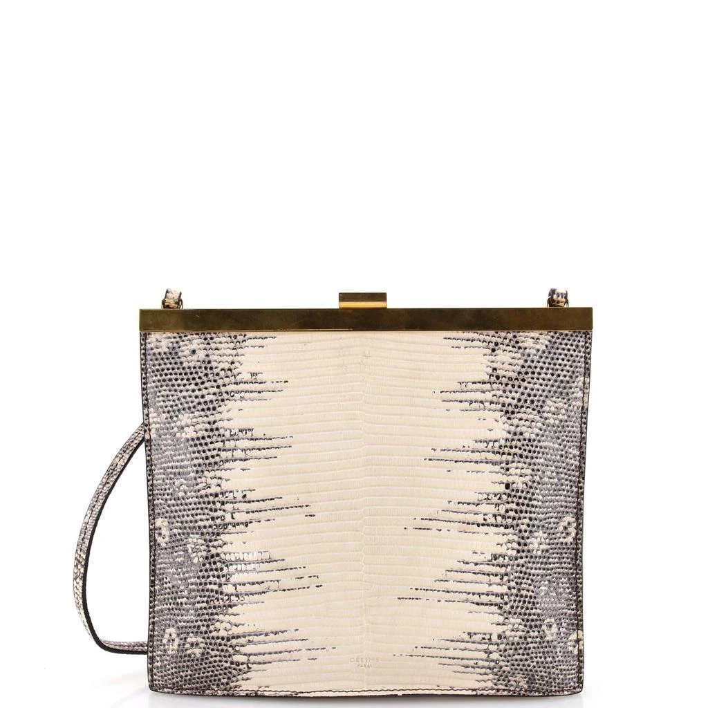 商品[二手商品] Celine|Clasp Crossbody Bag Lizard Mini,价格¥13481,第1张图片
