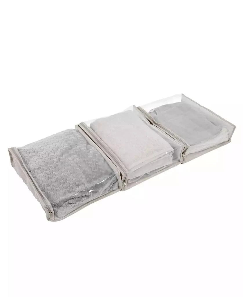 商品Household Essentials|Under Bed Zippered Sweater Storage Bags with Clear Vision Panel, Set of 3,价格¥108,第1张图片