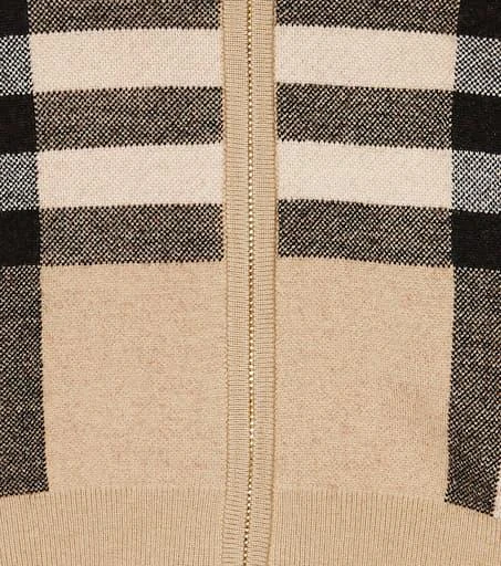 商品Burberry|Baby Check zip-up hoodie,价格¥3442,第3张图片详细描述