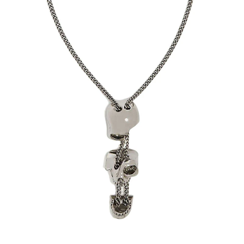 ALEXANDER MCQUEEN 银色男士吊坠 554496-J160Y-0446 商品