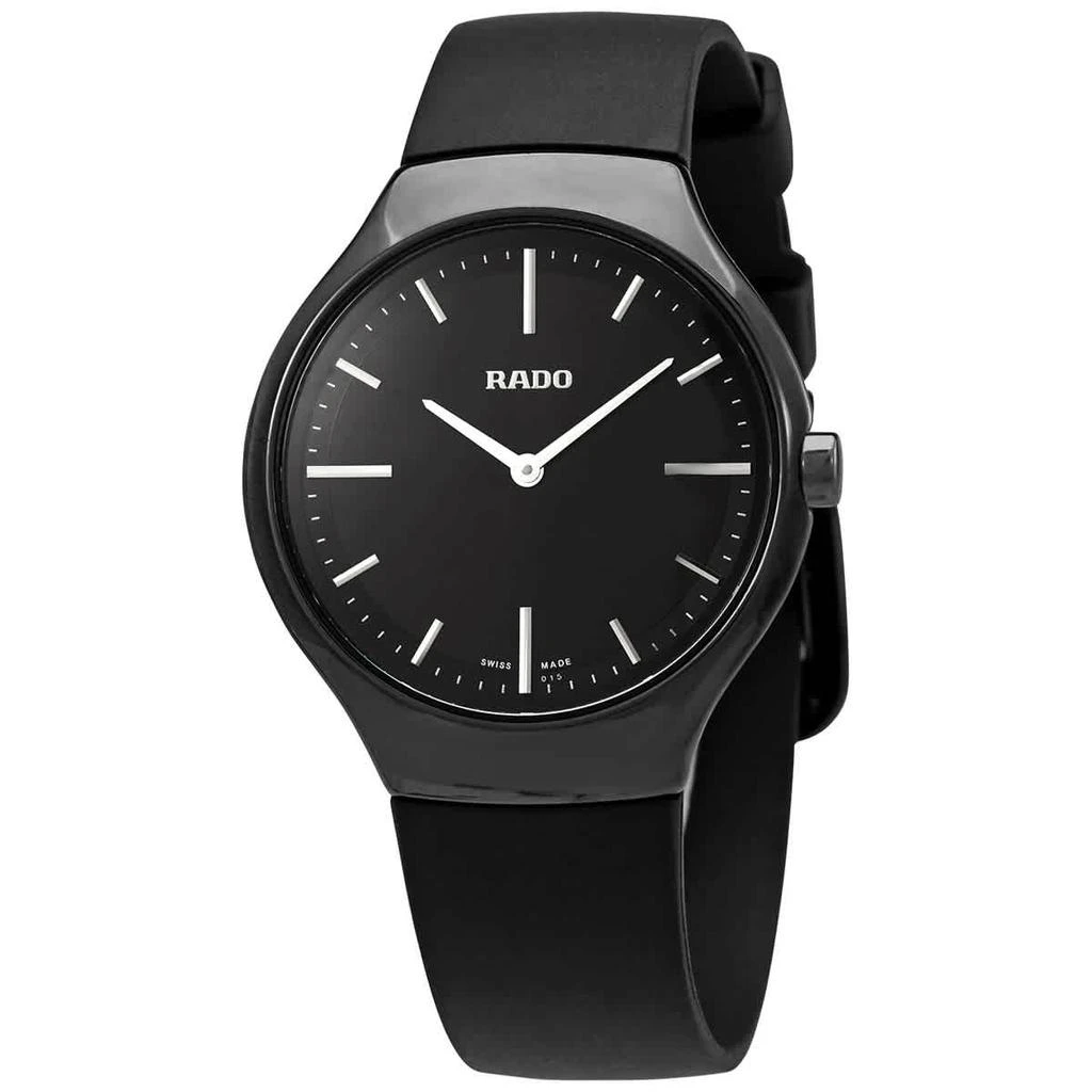 商品Rado|True Thinline Quartz Black Dial Ladies Watch R27742156,价格¥3587,第1张图片