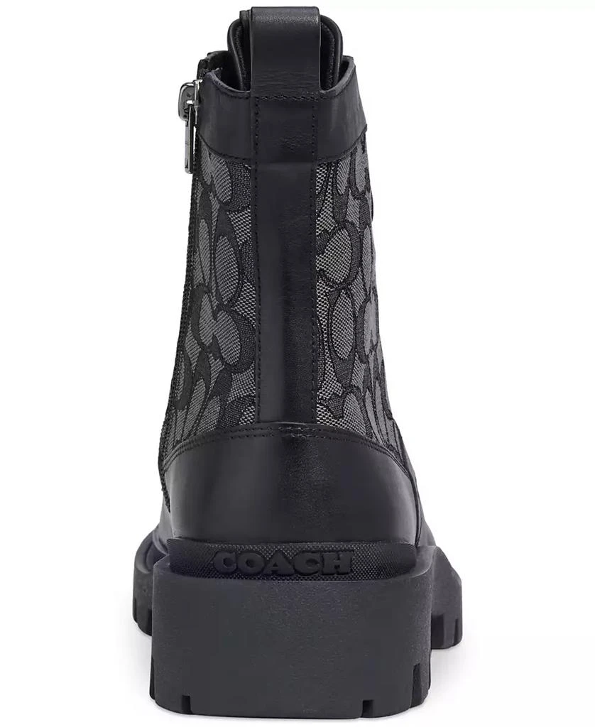 商品Coach|Men's CitySole Leather and Signature Jacquard Boot,价格¥1233,第2张图片详细描述