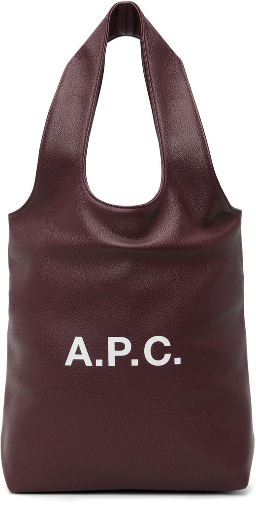 Borsa tote piccola Ninon color bordeaux image 2