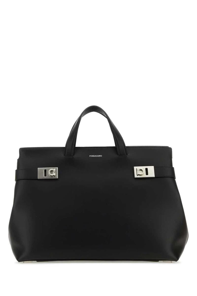 商品Salvatore Ferragamo|Salvatore Ferragamo 男士旅行包 241232760491NERO 黑色,价格¥15731,第1张图片