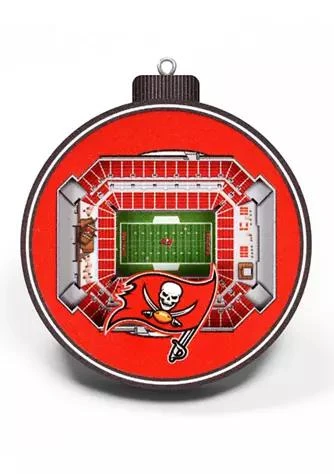 商品You The Fan|The Fan Nfl Tampa Bay Buccaneers 3D Stadiumview Ornament   Raymond James Stadium,价格¥255,第1张图片