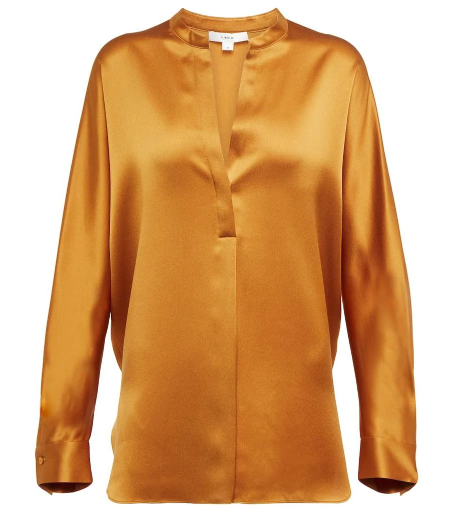 商品Vince|Silk satin blouse,价格¥2076,第1张图片