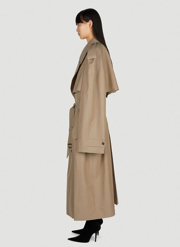 商品Balenciaga|Oversized Trench Coat in Beige,价格¥32790,第3张图片详细描述