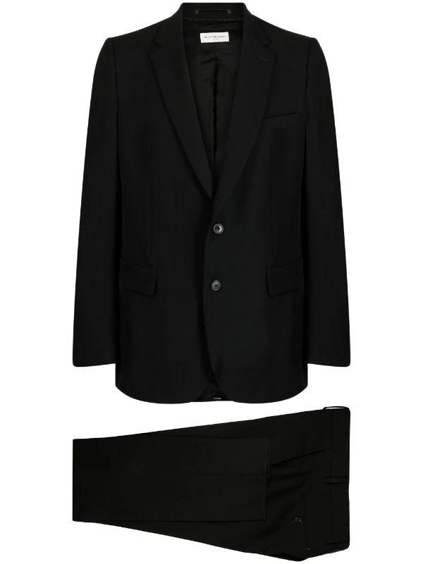 商品Dries Van Noten|DRIES VAN NOTEN MEN WOOL GABARDINE TWO PIECE SUIT,价格¥5179,第4张图片详细描述