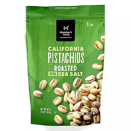 商品Member's Mark|Member's Mark Roasted & Salted Pistachios, 48 oz.,价格¥132,第1张图片