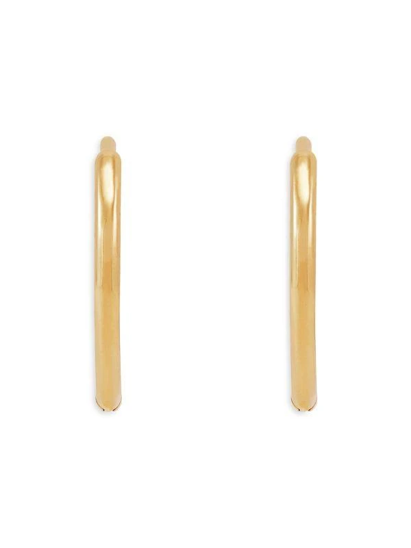 商品Saks Fifth Avenue|14K Yellow Gold Tube Huggie Earrings,价格¥1459,第3张图片详细描述