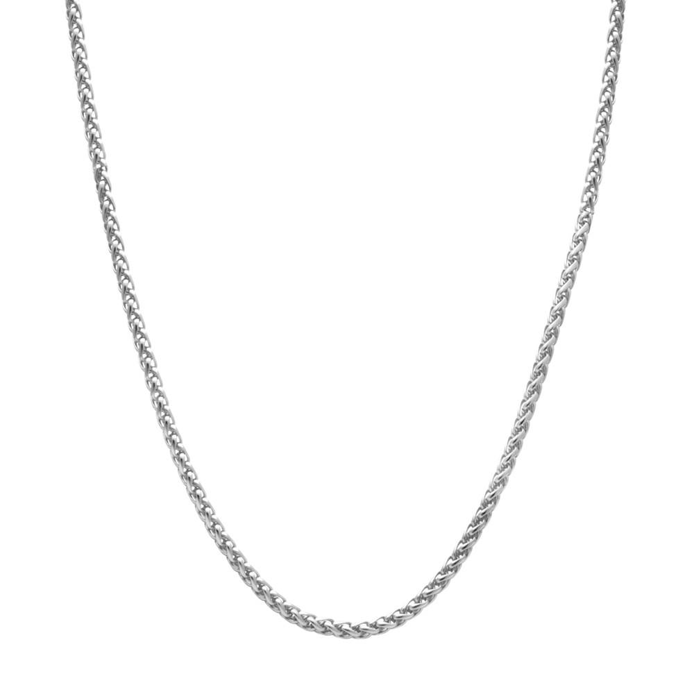 Wheat Chain 24" Necklace, Gold Plate or Silver Plate商品第1张图片规格展示