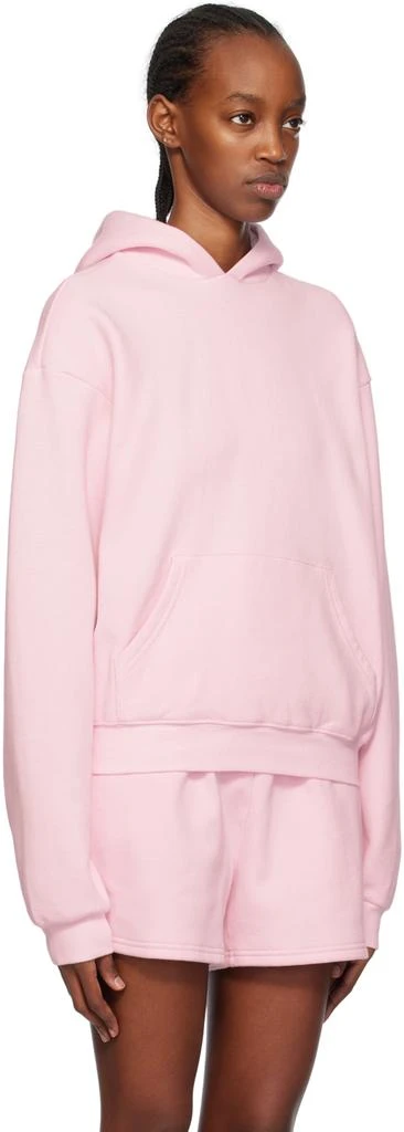 商品SKIMS|Pink Cotton Fleece Classic Hoodie,价格¥571,第2张图片详细描述