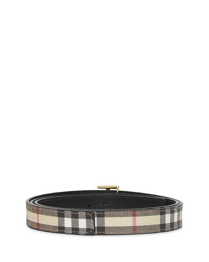 商品Burberry|Women's Reversible Vintage Check Belt,价格¥3530,第3张图片详细描述