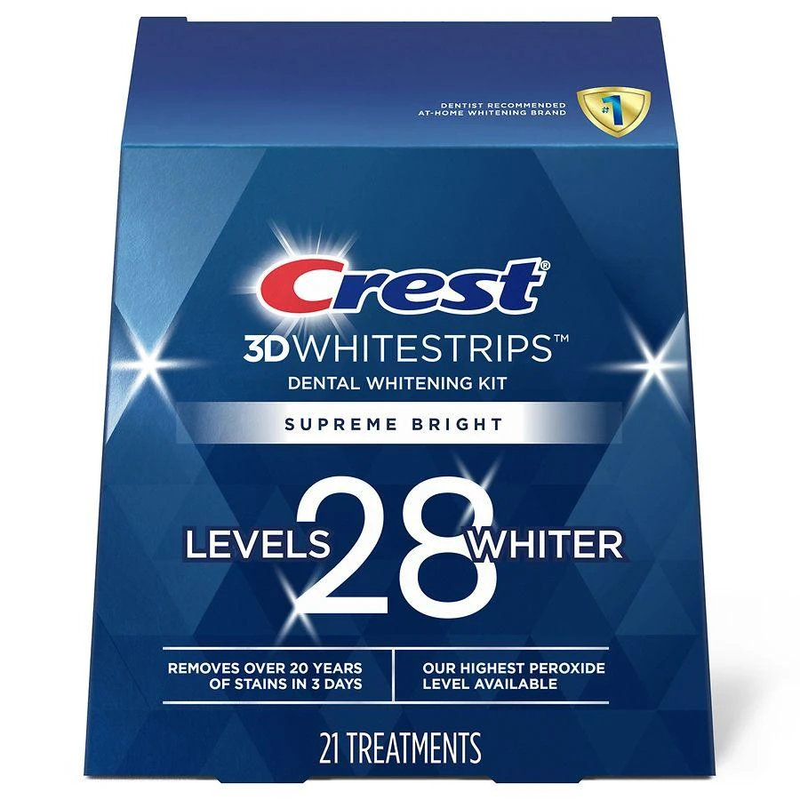 商品Crest|Crest 3D牙贴 FlexFit高级版 21对,价格¥501,第1张图片