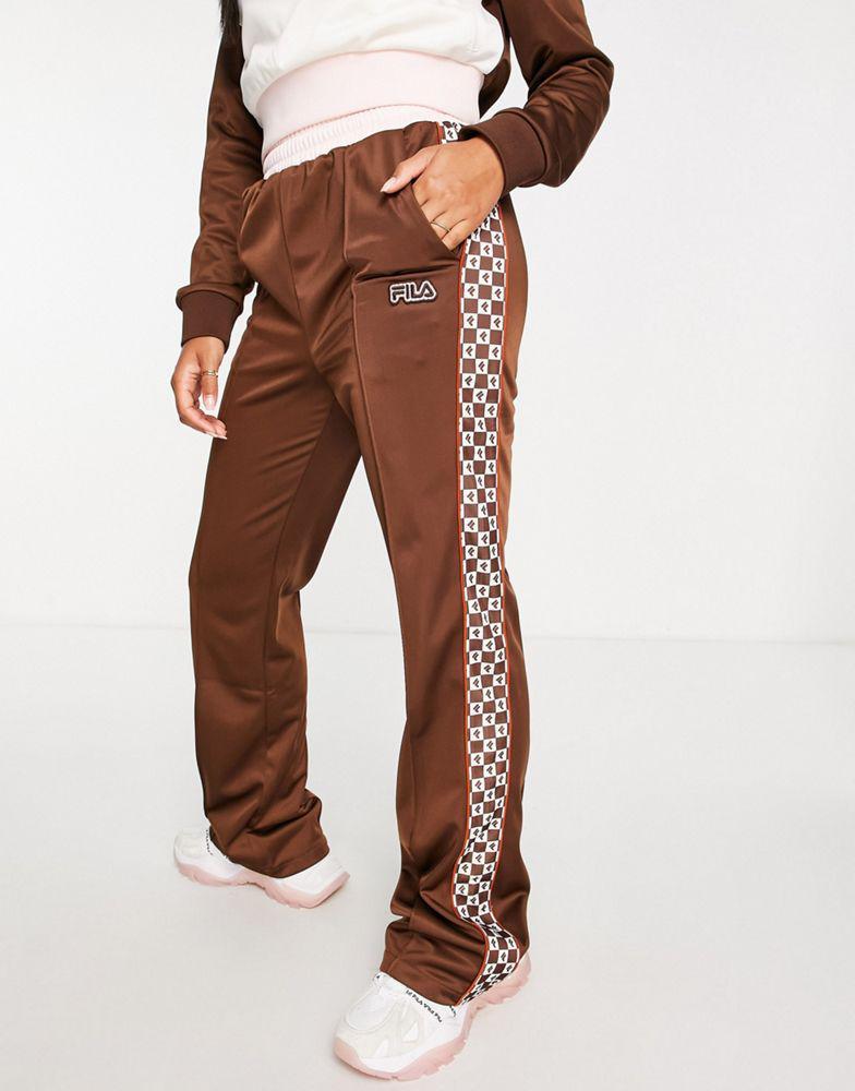 商品Fila|Fila retro joggers in brown,价格¥397,第1张图片