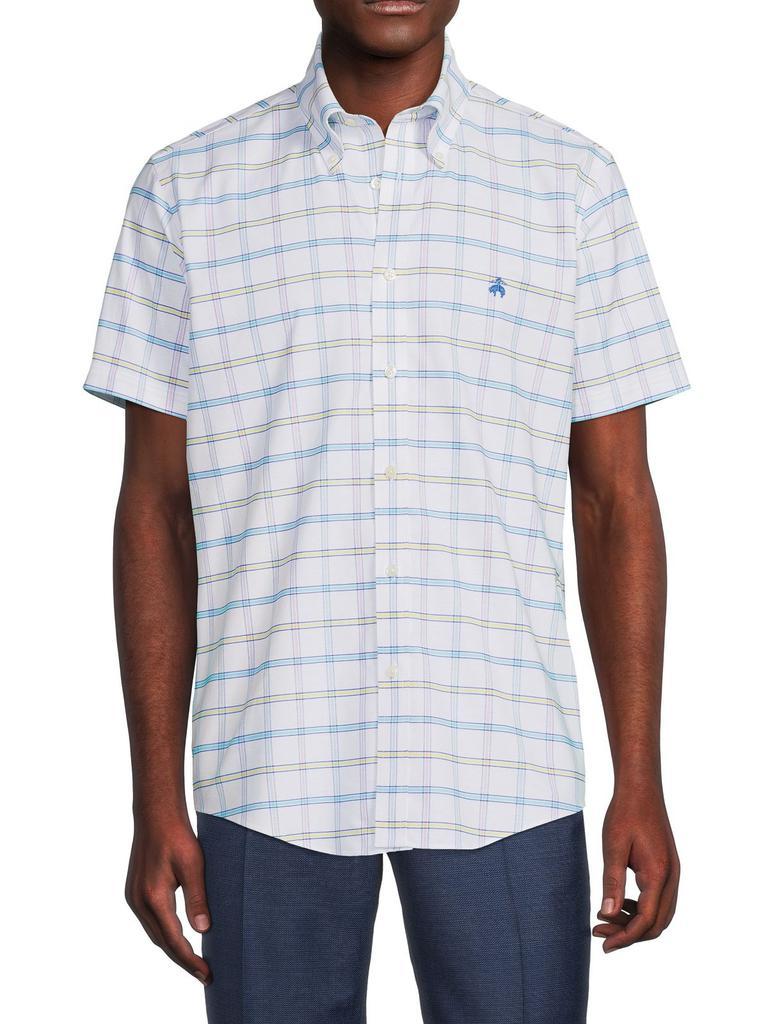 商品Brooks Brothers|Logo Checked Shirt,价格¥331,第1张图片