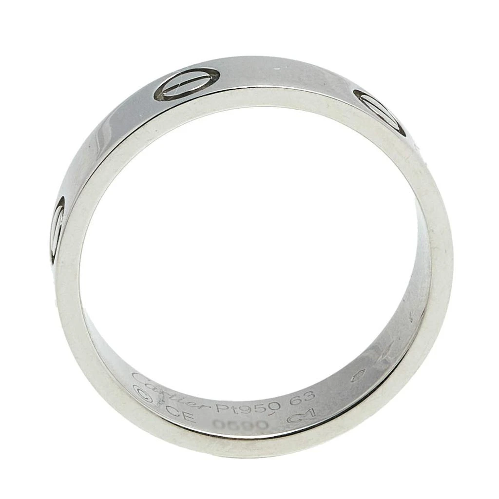商品[二手商品] Cartier|Cartier Love Platinum Band Ring Size 63,价格¥18947,第4张图片详细描述