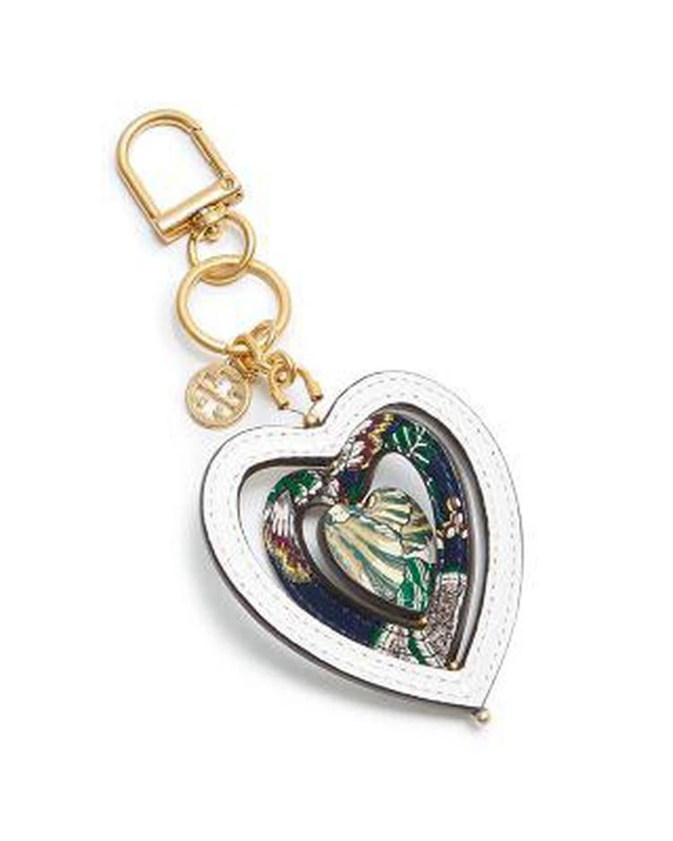 商品Tory Burch|Heart Spinner Leather Key Fob,价格¥409,第1张图片