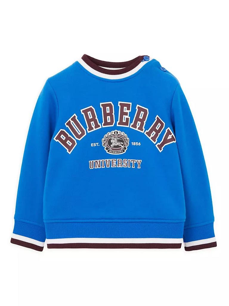 商品Burberry|Baby's Varsity Crewneck Sweatshirt,价格¥2265,第1张图片