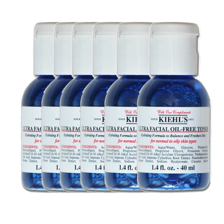 商品Kiehl's|【6件包邮装】KIEHLS 科颜氏 中小样高保湿清爽水 40ml*6,价格¥135,第1张图片