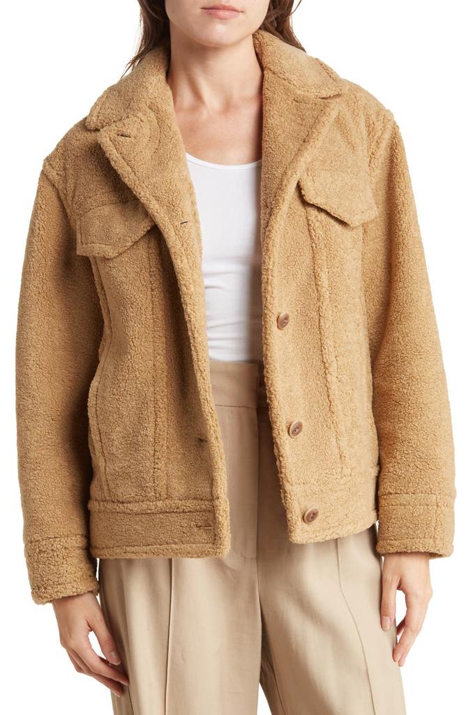 Faux Shearling Jacket商品第1张图片规格展示