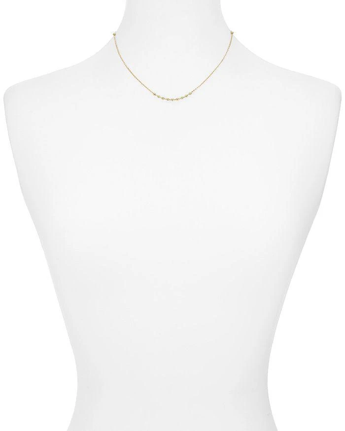 商品Argento Vivo|Beaded Chain Necklace in 14K Gold-Plated Sterling Silver, 16",价格¥581,第2张图片详细描述