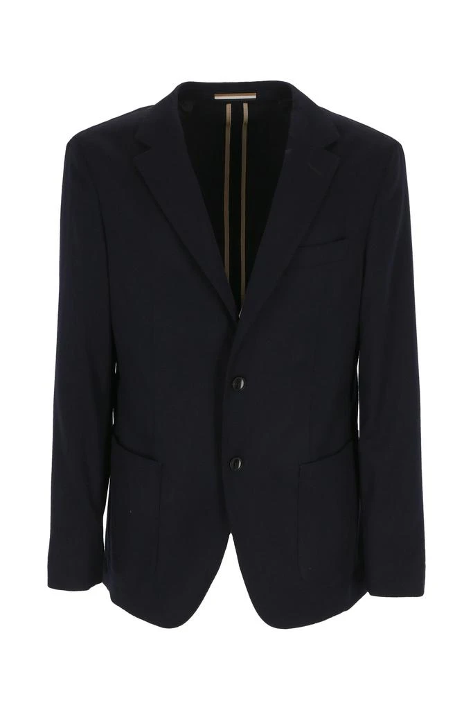 商品Hugo Boss|Cotton jacket blue,价格¥6790,第1张图片