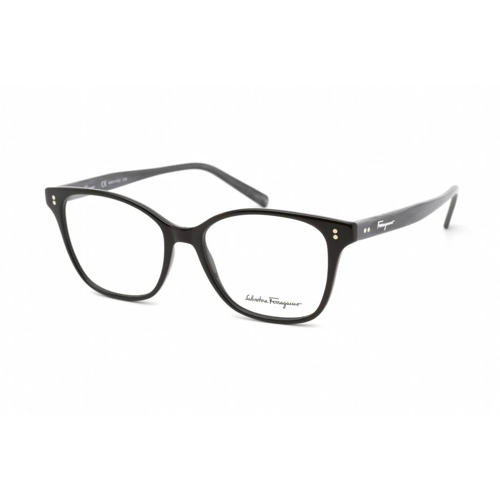 商品Salvatore Ferragamo|Salvatore Ferragamo Women's Eyeglasses - Black/Grey Marble Cat Eye Frame | SF2912 004,价格¥453,第1张图片