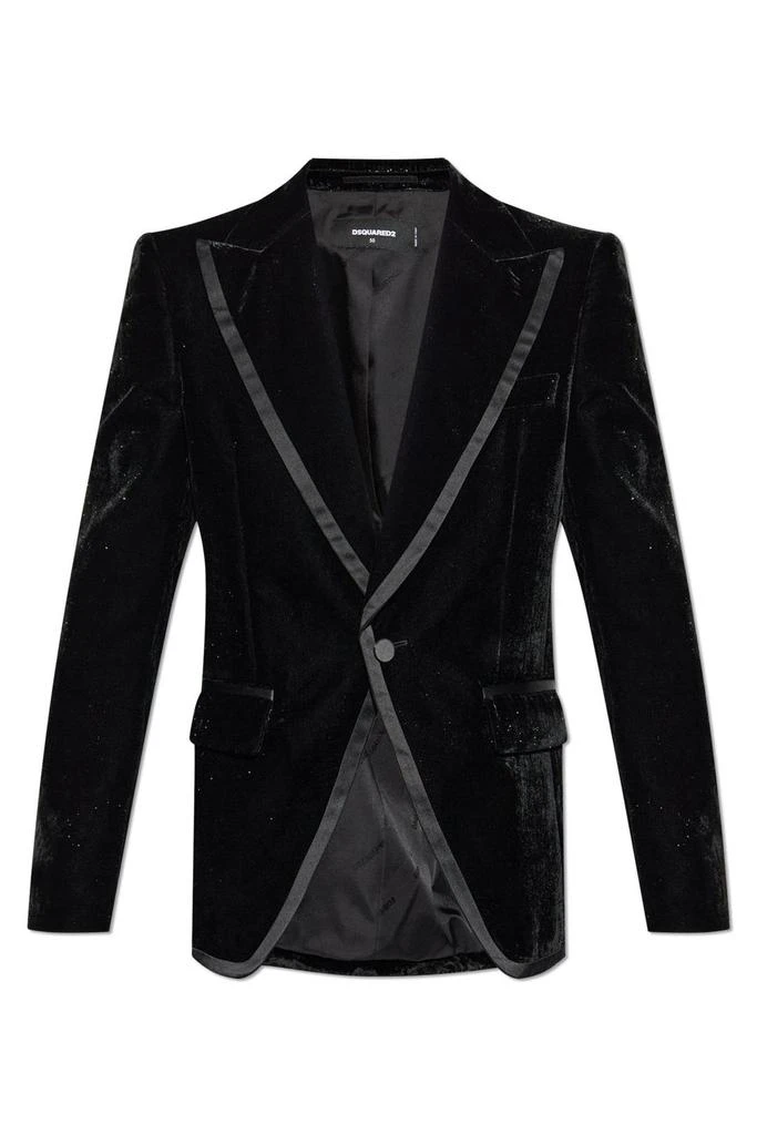 商品DSQUARED2|Dsquared2 Sparkling Velvet '70s Blazer,价格¥12711,第1张图片详细描述