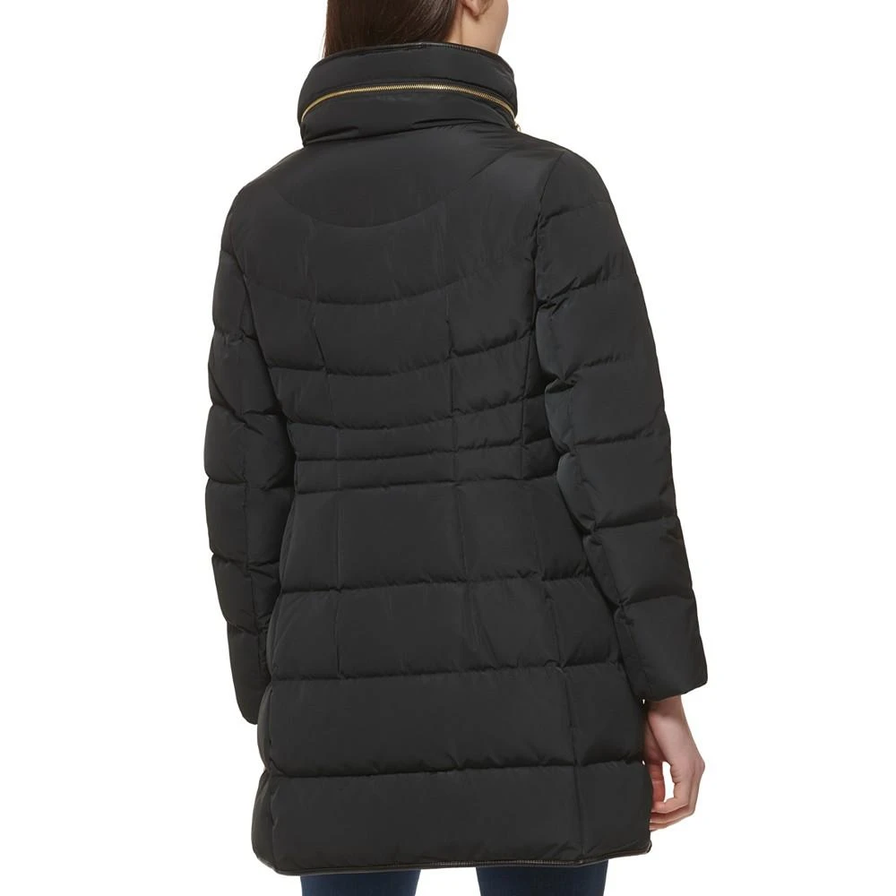 商品Cole Haan|Women's Faux-Fur Collar Down Puffer Coat,价格¥717,第3张图片详细描述