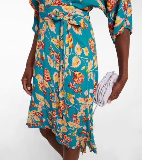 商品Diane von Furstenberg|Eloise asymmetric wrap dress,价格¥2570,第5张图片详细描述