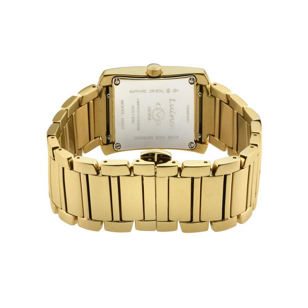 商品Gevril|Women's Luino Swiss Quartz Gold-Tone Stainless Steel Bracelet Watch 29mm,价格¥5128,第4张图片详细描述
