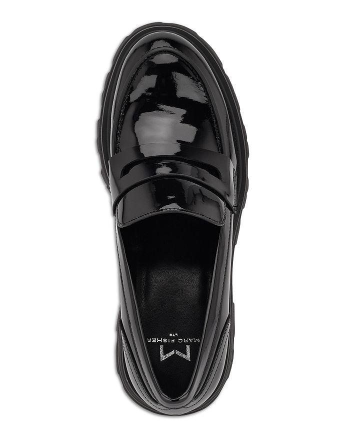 商品Marc Fisher|Women's Latika Almond Toe Platform Loafers,价格¥1312,第3张图片详细描述