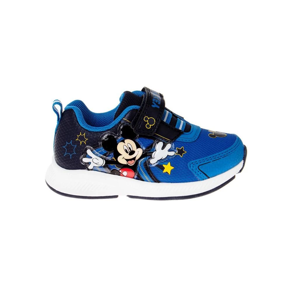 商品Disney|Little Boys Mickey Mouse Light Up Hook and Loop Strap Sneakers,价格¥262,第2张图片详细描述