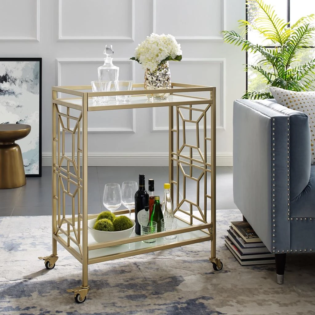 商品Inspired Home|Inspired Home Wen Bar Cart,价格¥1463,第1张图片